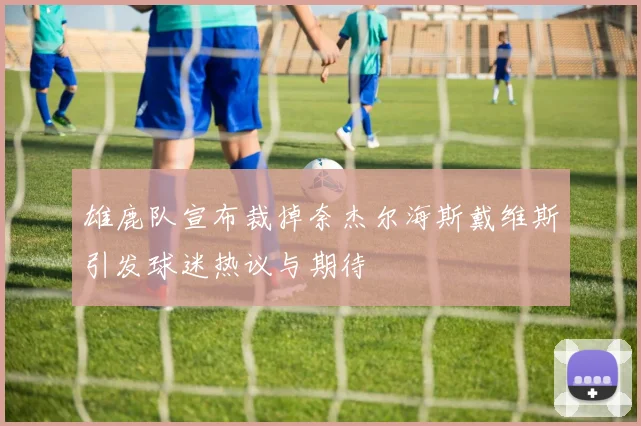 雄鹿队宣布裁掉奈杰尔海斯戴维斯引发球迷热议与期待