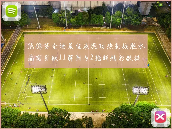 范德芬全场最佳表现助热刺战胜水晶宫贡献11解围与2抢断精彩数据